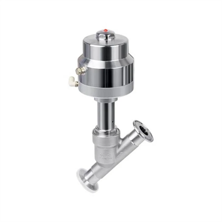 Aluminium Pneumatic Angle Seat Valve